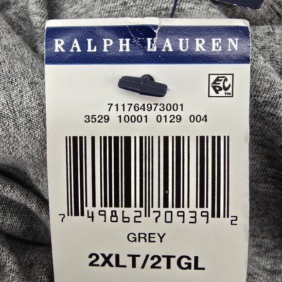 Polo Ralph Lauren Polo Bear T-Shirt Mens 2XLT Gray Rowing Crew Boathouse 2X-Tall - Picture 5 of 7